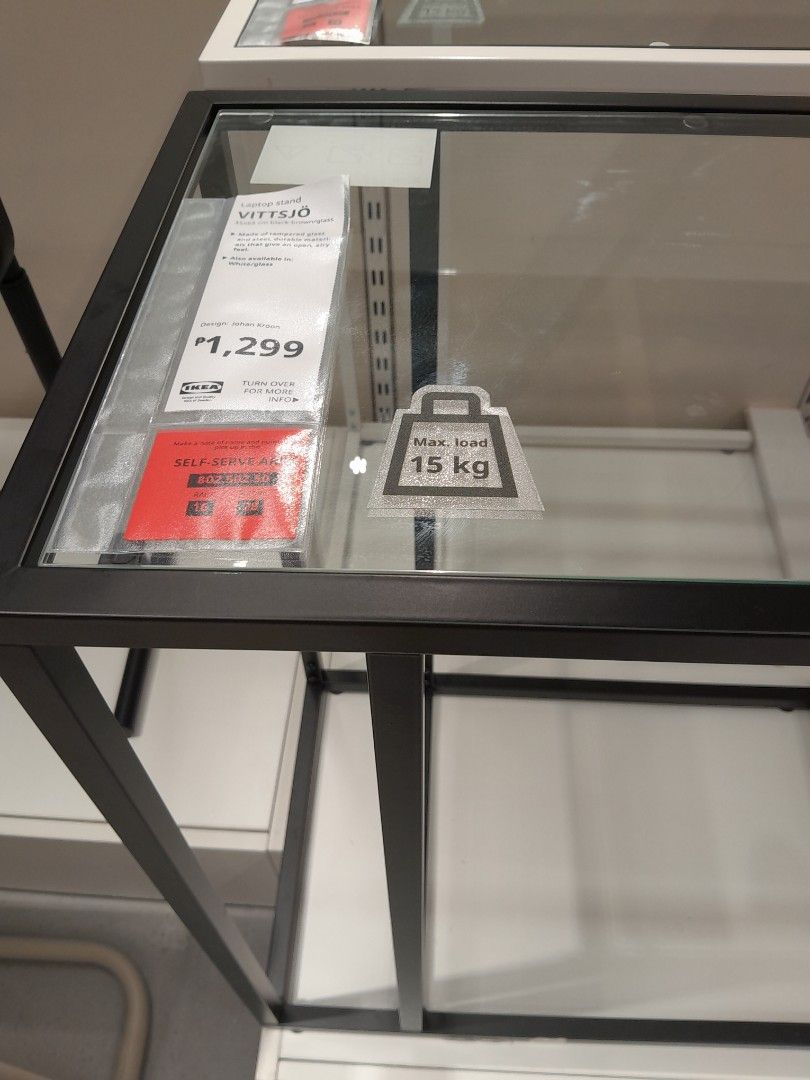 Ikea laptop table (brandnew) (Category: Tables & Sets) located in Makati City. Submitted by mylynmylyn (Listing ID 1459653576, Image 2). Description: sealed item brandnew area-Palanan Makati.
