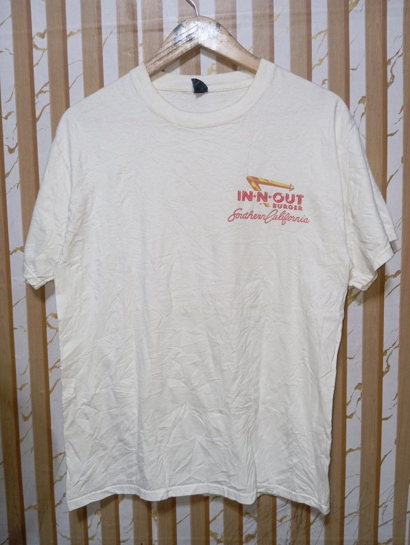 IN N OUT VINTAGE SHIRT (Category: Tshirts & Polo Shirts ) located in Monkayo. Submitted by danielcabusora (Listing ID 1459615103, Image 1). Description: IN N OUT VINTAGE SHIRT BEFFY HANES TAGS W-20 L-27 GOOD CONDI FRESH FROM BALE.
