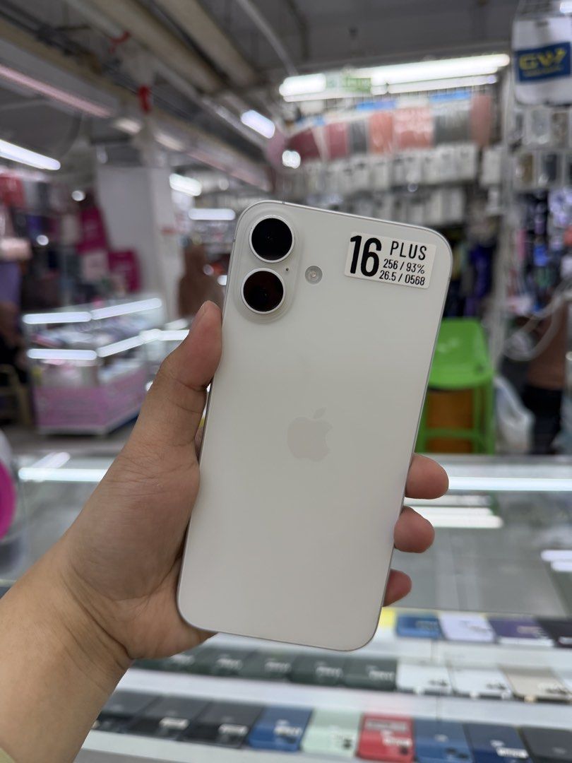 iPhone 16 Plus 256GB Factory Unlock No Issue Secondhand (Category: iPhone 16 Series) located in Pasig City. Submitted by FarAndRayShop (Listing ID 1459563686, Image 1). Description: OPEN FOR SWAP/SELLING/BUYING (RFS: Buy and Sell) Price: 45,499 iPhone 16 Plus 256GB •FACTORY UNLOCK •NO HIDDEN ISSUES •TEST TO SAWA •Authentic Phone Physical store in Greenhills Shopping Center XD-09 Stall Number Look For Rayray Or Anika NO CASH INSTALLMENT We are ope