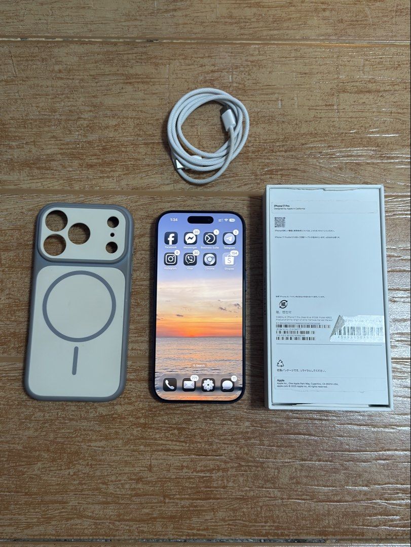 Iphone 17 Pro - Esim Only (Japan Variant) (Category: iPhone 17 Series) located in Cavite. Submitted by misyelandco (Listing ID 1459671161, Image 3). Description: - iPhone 17 Pro - P67,900 (Negotiable) - Color: Deep Blue - Variant: Japan (eSIM only) - Condition: Excellent, like new - Includes: Original box, USB-C to Lightning cable - Meetup locations: SM Mall of Asia, Robinsons Place Imus, SM Bacoor.