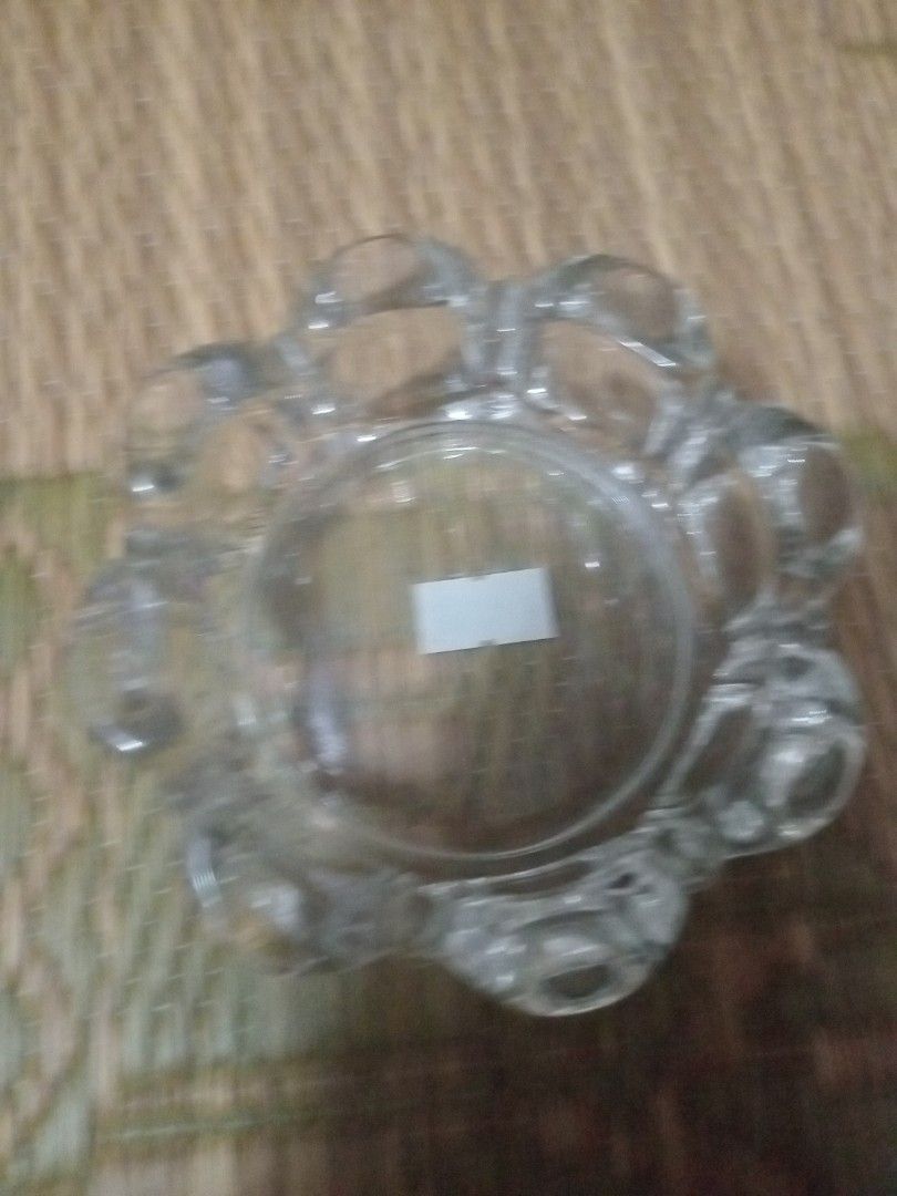 Japan ash tray for your needs (Category: Other Kitchenware & Tableware) located in Manila. Submitted by padillahe35291 (Listing ID 1459549660, Image 1). Description: Japan ash tray crystal.glass for your needs.