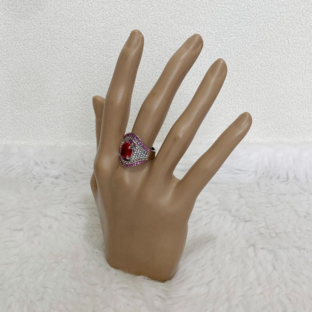 Japan Silver 925 Pink Ruby Pave Set Clear Pink Zirconia Ring (Category: Rings) located in Cebu City. Submitted by posh_avenue888 (Listing ID 1459623320, Image 1). Description: In very good condition. From Japan. Size 8..