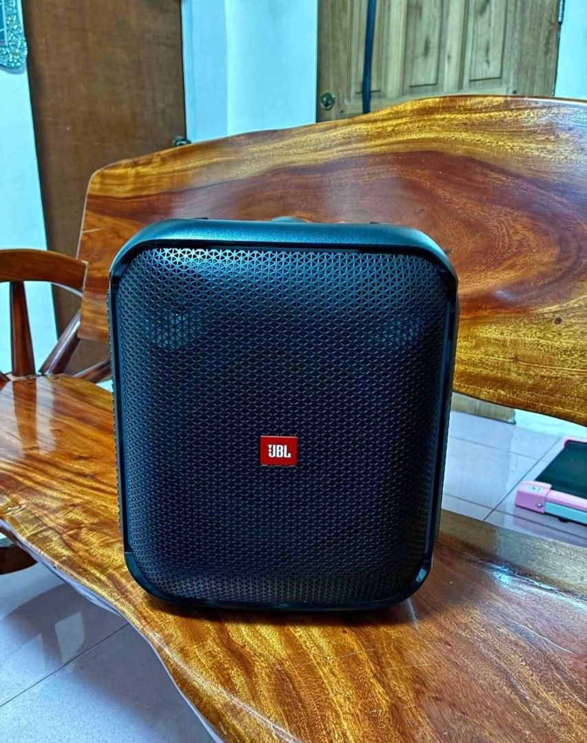 JBL PARTYBOX ENSSENSIAL (Category: Soundbars, Speakers & Amplifiers) located in Caloocan City. Submitted by jeaaaybeesebastian (Listing ID 1459596124, Image 3). Description: - Black JBL Portable Speaker - Wireless Bluetooth connectivity - Easy-to-use buttons for power and volume control - Great for music on the go - Delivers good sound quality - Ready for its new owner!.