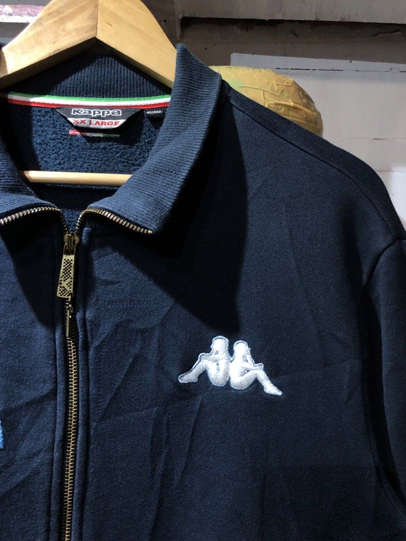 Kappa coach jacket/Track jacket (Category: Coats, Jackets and Outerwear) located in Manila. Submitted by talkshit-20 (Listing ID 1459667399, Image 2). Description: Kappa Coach jacket/Track jacket Size large (23 width/ 28 length ) Used.