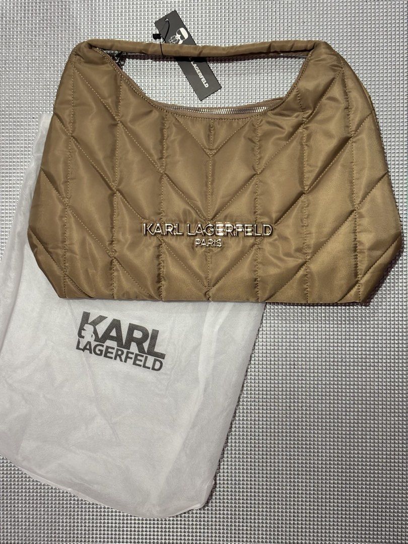 Karl Lagerfeld Hobo bag (Category: Shoulder Bags) located in Cavite. Submitted by littlesweetshop (Listing ID 1459617521, Image 1). Description: Fixed No last price Before 1800 Mop gcash Plus sf.