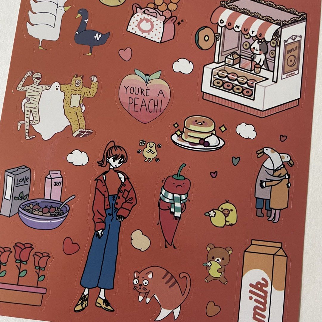 Kawaii Sticker Sheet 02 (Category: Art & Prints) located in Butuan. Submitted by paperlueur (Listing ID 1459564099, Image 2). Description: .