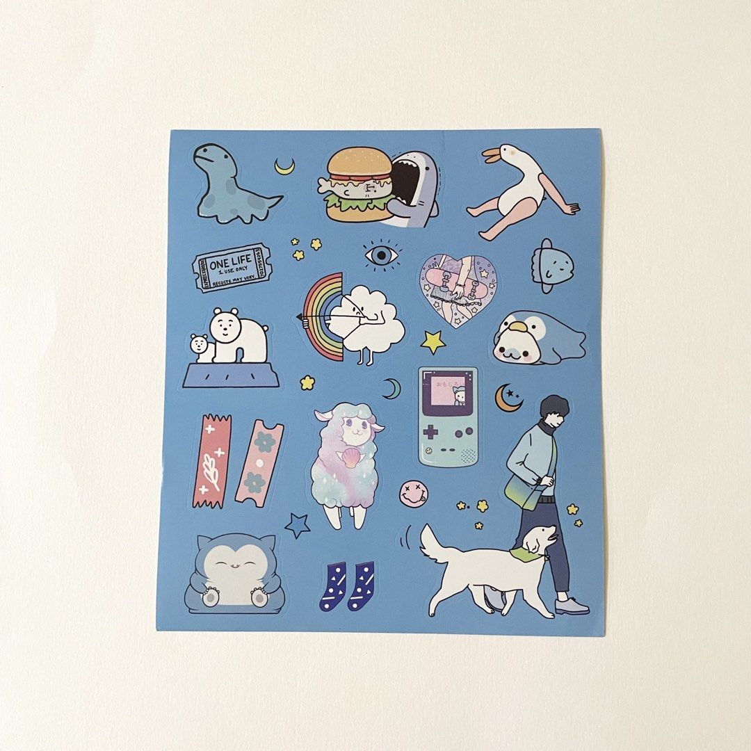 Kawaii Sticker Sheet 03 (Category: Art & Prints) located in Butuan. Submitted by paperlueur (Listing ID 1459565344, Image 1). Description: .