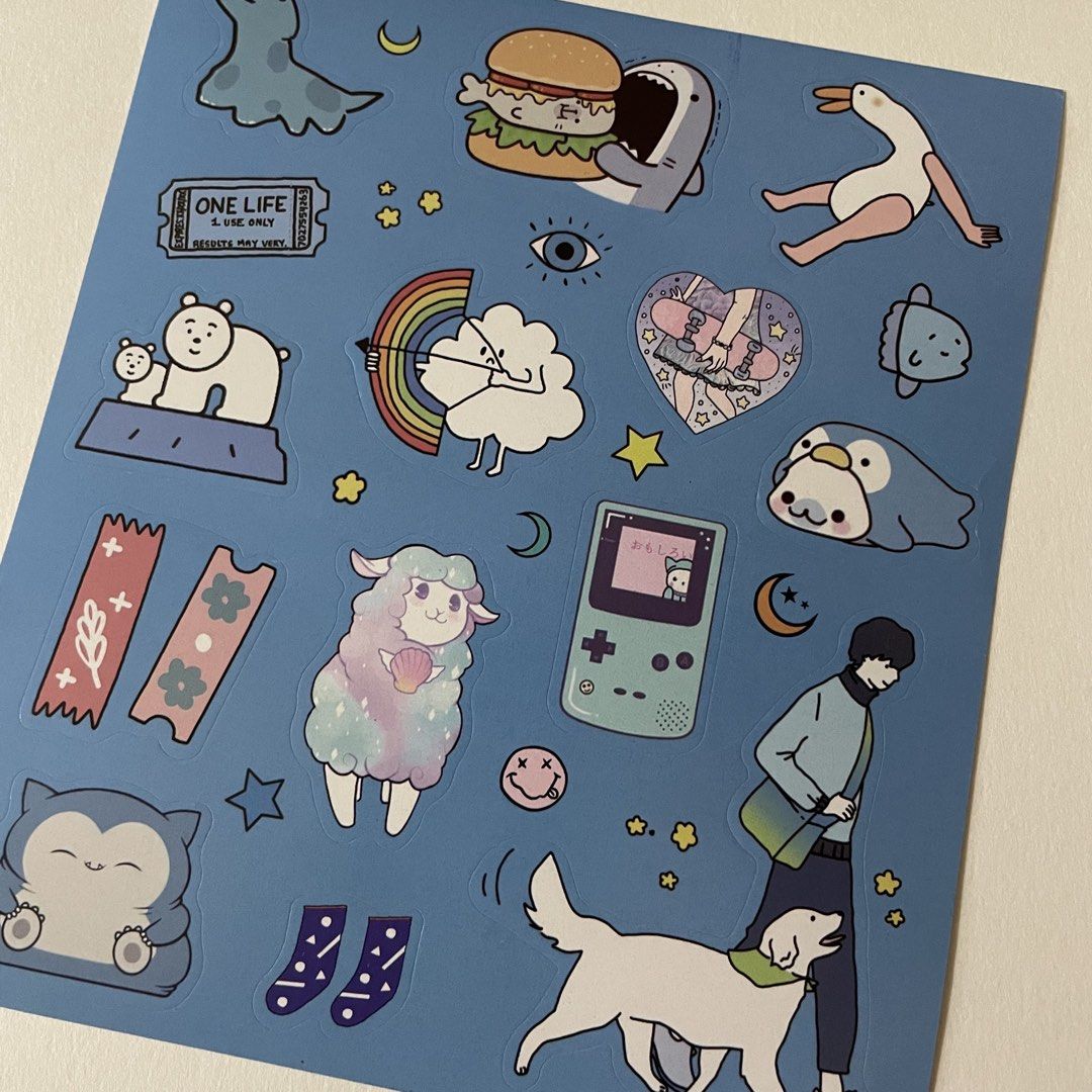 Kawaii Sticker Sheet 03 (Category: Art & Prints) located in Butuan. Submitted by paperlueur (Listing ID 1459565344, Image 2). Description: .