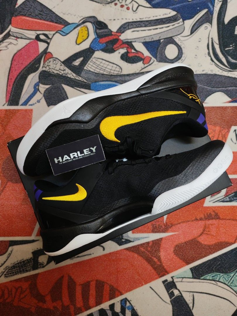 Kobe 8 Lakers Away Size 12 (Category: Sneakers) located in Marikina City. Submitted by tm_harley (Listing ID 1459573167, Image 3). Description: 🚨Kobe 8 "Lakers Away" Size 12 Men's | replacement box 💸8,495 pesos only!!❌10,295 SRP PADS condition Send a DM for inquiries 📩 FB: Harley Villa FB Page: The Merchant - Kicks and Collectibles 📌Marikina City Location.