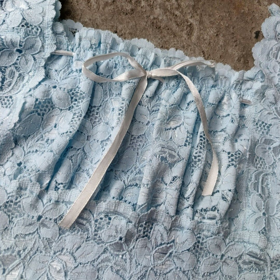 Lace Top (Category: Others Tops) located in Pasig City. Submitted by justnicz (Listing ID 1459552318, Image 3). Description: no flaw! .