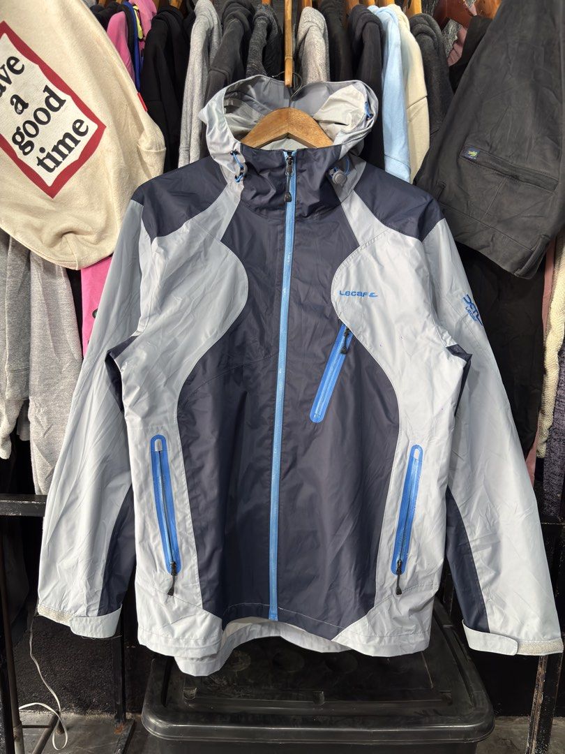 Lecaf Rain Jacket (Category: Coats, Jackets and Outerwear) located in General Santos City (Dadiangas). Submitted by rags2reviveph (Listing ID 1459607542, Image 1). Description: Lecaf Waterproof 100 on tag Large width 22.5 | length 28 As new.