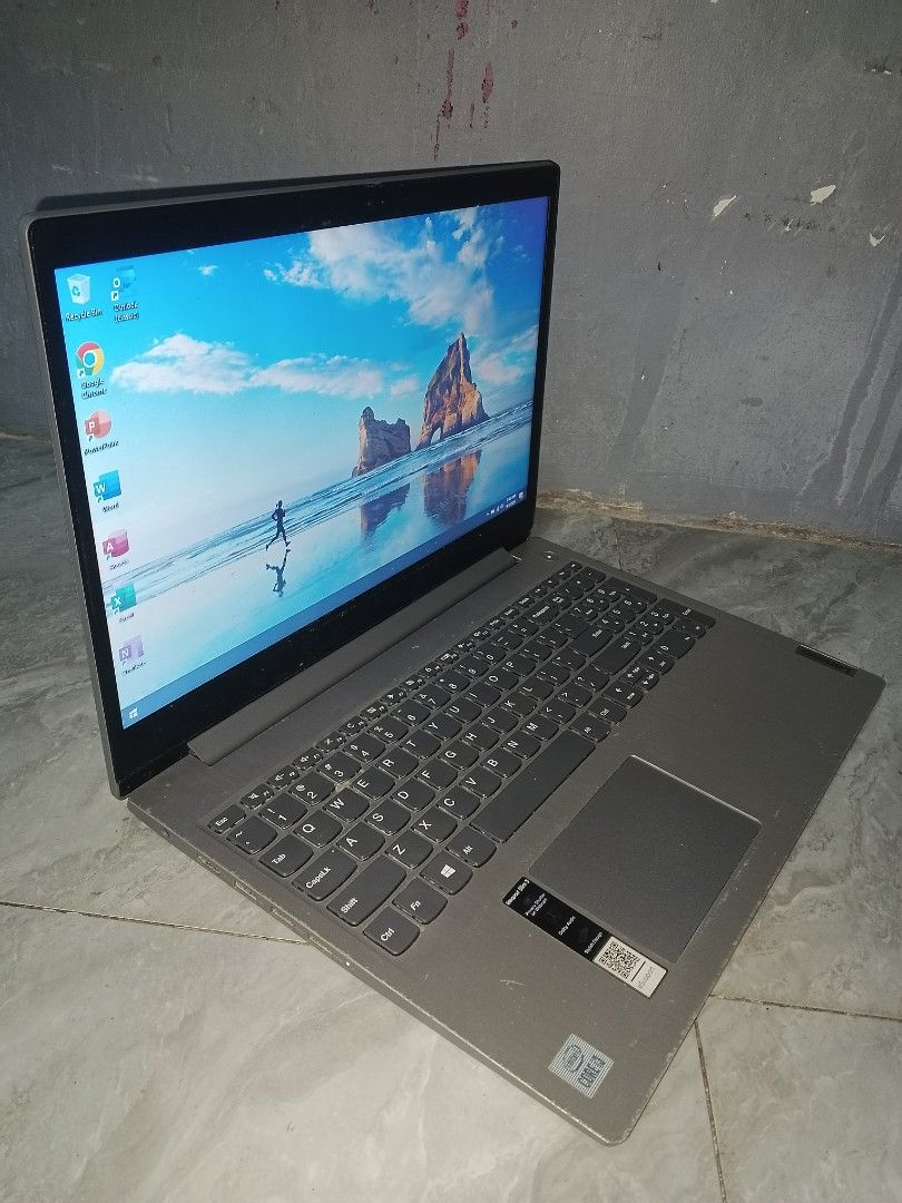 Lenovo Ideapad 3 15IML (Category: Laptops & Notebooks) located in Caloocan City. Submitted by godspoken (Listing ID 1459655251, Image 2). Description: FOR SALE 2ND HAND LAPTOP GOOD FOR OFFICE WORK OR CLASS PROJECTS NO ISSUE GAGAMITIN MO NALANG Full Specs i3 10th gen 8gb ram ddr4 240gb ssd Intel HD Graphics 15.6inch battery 1-2hrs tinagal dipende sa dami ng app Windows 10 pro 64bit no issue plug n play Price:8,000 fix price Unit with charger only 
