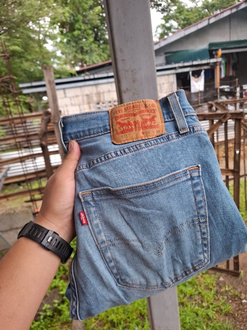 Levi's 501 Jeans (Category: Jeans) located in Caloocan City. Submitted by bobmarlou1923 (Listing ID 1459588736, Image 1). Description: - Classic Levi's 501 jeans - Button fly closure - Iconic red tab and arcuate stitching on back pockets - Durable denim construction - Made in China - Timeless wardrobe staple.