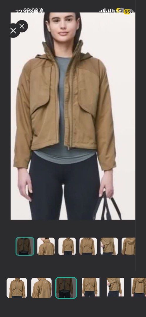 99% new 原價1280 orginal 1280!! Lululemon always effortless jacket lululemon （分類：外套及戶外衣服）位於 Hong Kong。 由 lululemonseller 提交（商品編號 1459628687，圖片 3）。簡介： 洗過 冇着過 washed never wear always effortless jacket lululemon 罕有顏色! Size 4 ONLY 只有4號 必買 防水外套擋風外套 water resistant water wind resistant! 請看清楚post所有圖片詳細資料購買前 please read all details and photo before purchase Frontier Colour! NO OTHER SIZE!! NO OTHER COLOUR!! 不會有其他尺碼 不會有其他顏色 Size 4 ONLY!! should be Frontier