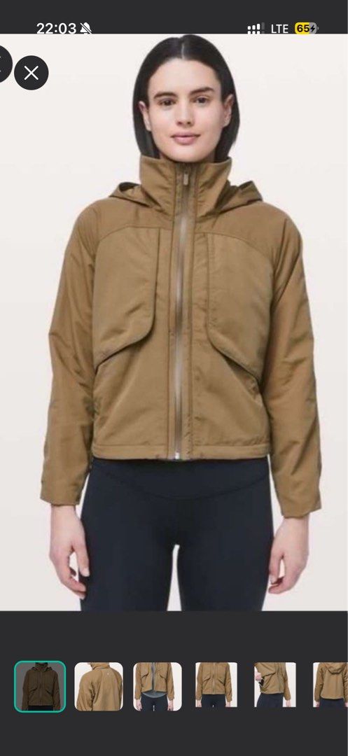 99% new 原價1280 orginal 1280!! Lululemon always effortless jacket lululemon （分類：外套及戶外衣服）位於 Hong Kong。 由 lululemonseller 提交（商品編號 1459628687，圖片 1）。簡介： 洗過 冇着過 washed never wear always effortless jacket lululemon 罕有顏色! Size 4 ONLY 只有4號 必買 防水外套擋風外套 water resistant water wind resistant! 請看清楚post所有圖片詳細資料購買前 please read all details and photo before purchase Frontier Colour! NO OTHER SIZE!! NO OTHER COLOUR!! 不會有其他尺碼 不會有其他顏色 Size 4 ONLY!! should be Frontier