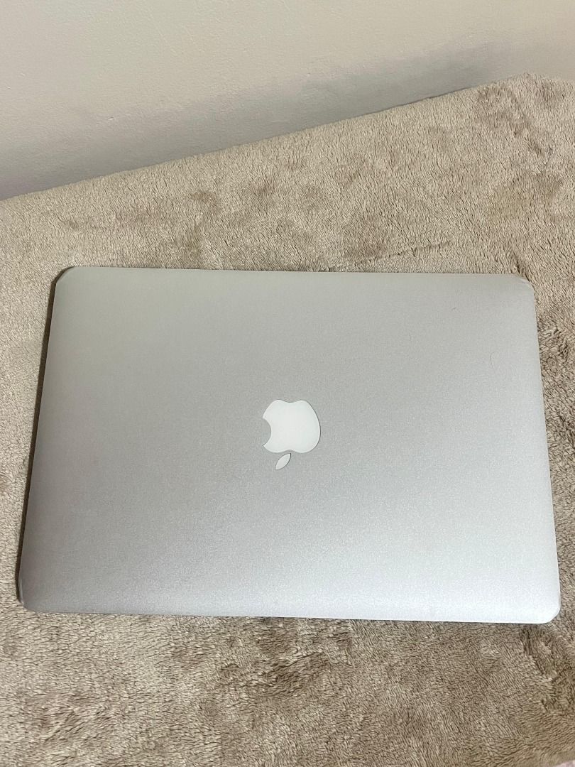 Macbook Air 2017 (Category: Laptops & Notebooks) located in Cebu City. Submitted by slrnygt (Listing ID 1459539056, Image 1). Description: Please read carefully. This is a well-loved Macbook Air 2017. The unit has obvious signs of usage: slight dents (as seen on the sides of the unit), one missing key, and battery advised for replacement (no need to plug in all the time, this will last 2-3 hours use). However, please note that the unit is functio