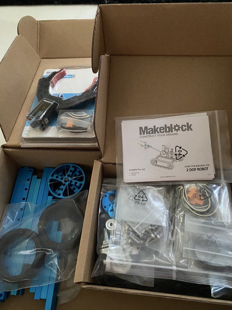 Makeblock 2 DOF robot kit (upgrade kit for Mbot & ultimate kit) (Category: Looking For) located in Quezon City. Submitted by gab_tan (Listing ID 1459506367, Image 2). Description: Upgrade kit for makeblock Mbot & ultimate kit .