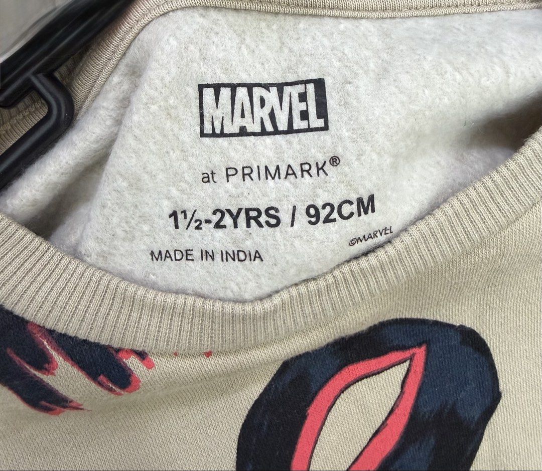Marvel Sweater & Sweatpants Set (Category: Babies & Kids Fashion) located in Cebu City. Submitted by whatagirlneeds (Listing ID 1459625059, Image 3). Description: • 1 1/2 to 2 years old • 60% Cotton 40% Polyester.