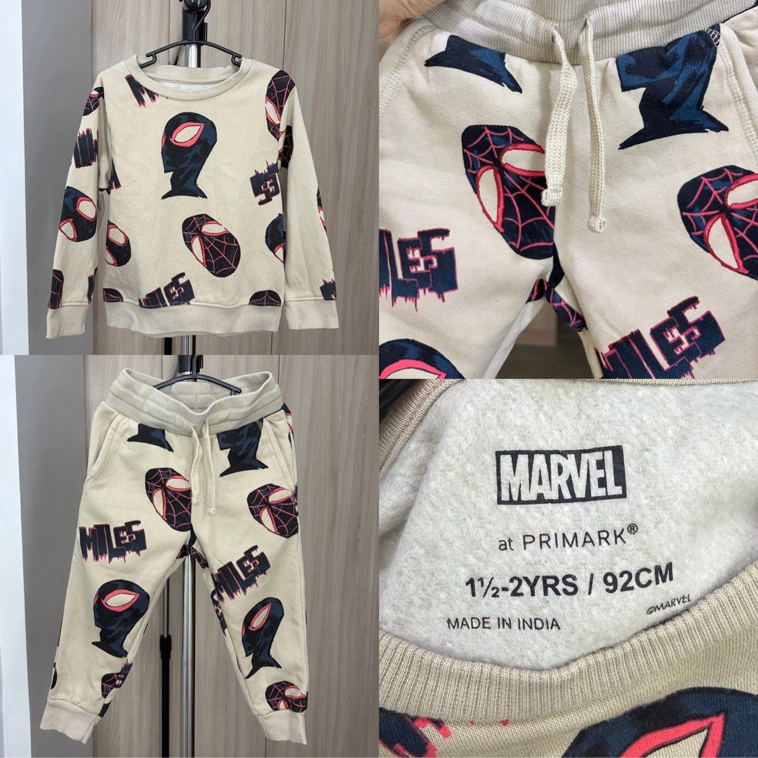 Marvel Sweater & Sweatpants Set (Category: Babies & Kids Fashion) located in Cebu City. Submitted by whatagirlneeds (Listing ID 1459625059, Image 1). Description: • 1 1/2 to 2 years old • 60% Cotton 40% Polyester.