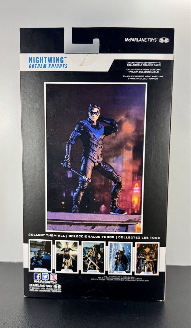 McFarlane Toys DC Multiverse “Nightwing Gotham Knights” Action Figure (Category: Figurines & Statues) located in Quezon City. Submitted by john90667 (Listing ID 1459537013, Image 2). Description: For sale: McFarlane Toys DC Multiverse “Nightwing Gotham Knights” Action Figure Actual photos posted — what you see is what you get. Key Details: • 100% Authentic & Collector’s Item • Rare, mint, sealed, excellent condition — no restock • Perfect for DC/