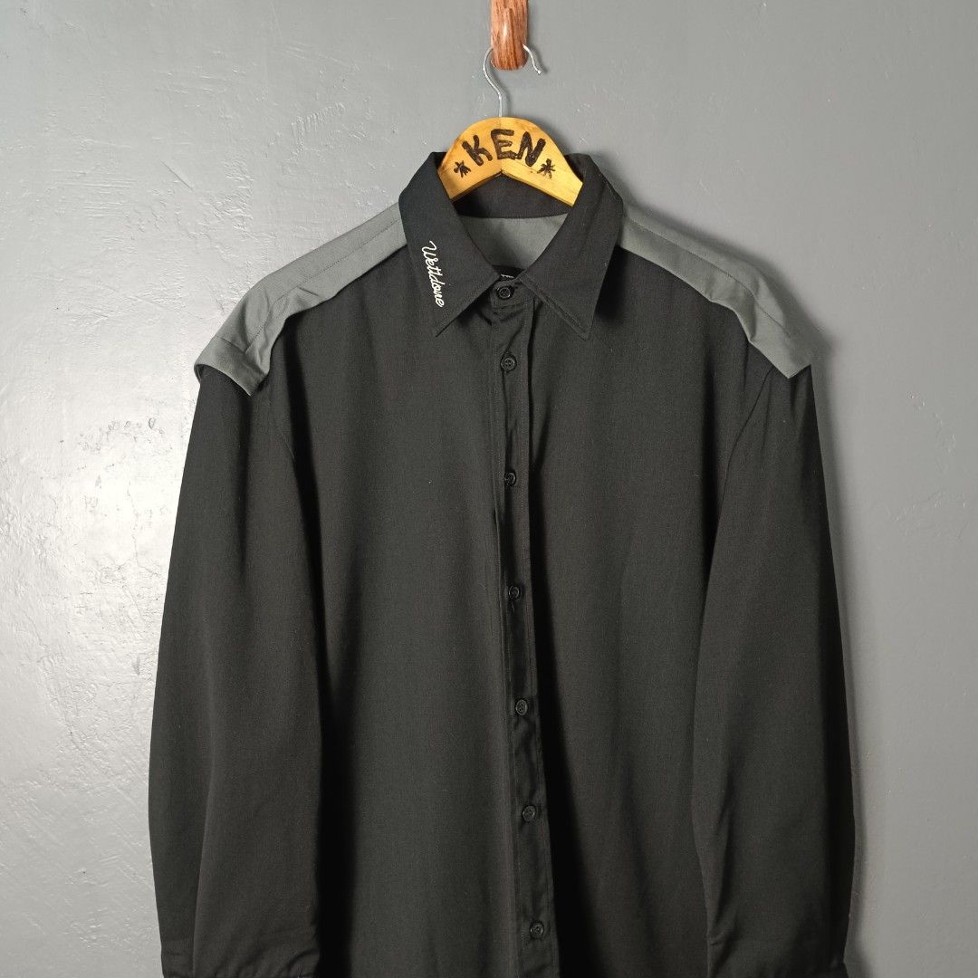 Men's - We11done (Category: Tshirts & Polo Shirts ) located in Bacolod City. Submitted by drop.ph (Listing ID 1459583791, Image 1). Description: We11done - Two-Tone Shirt *Oversized *Size S - 22x32 *Can fits up to Large *Excellent *No Flaws *Price: 2,000php *Add SF if outside Bacolod City .