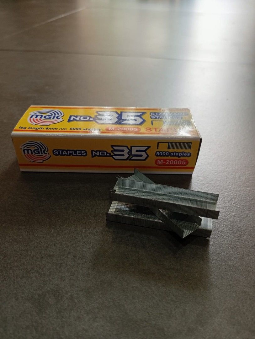 Mgk stapke wire #35 (Category: Construction & Building Materials) located in Quezon City. Submitted by bellemarketing (Listing ID 1459569388, Image 2). Description: staple wire #35 For pick up.