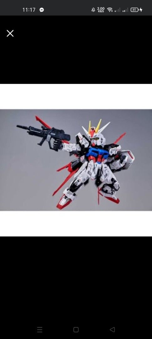 MGSD aile strike Freedom Gundam Model Kit (Category: Gundam & Model Kits) located in Manila. Submitted by rodeljames (Listing ID 1459518137, Image 1). Description: - Brand New, Sealed Master Grade SD aile Strike Freedom Gundam Model Kit - collectible for serious Gundam fans - Includes various accessories for customization - Comes with a display stand for showcasing your build - Ideal for both experienced builders and collectors - Box is in excell