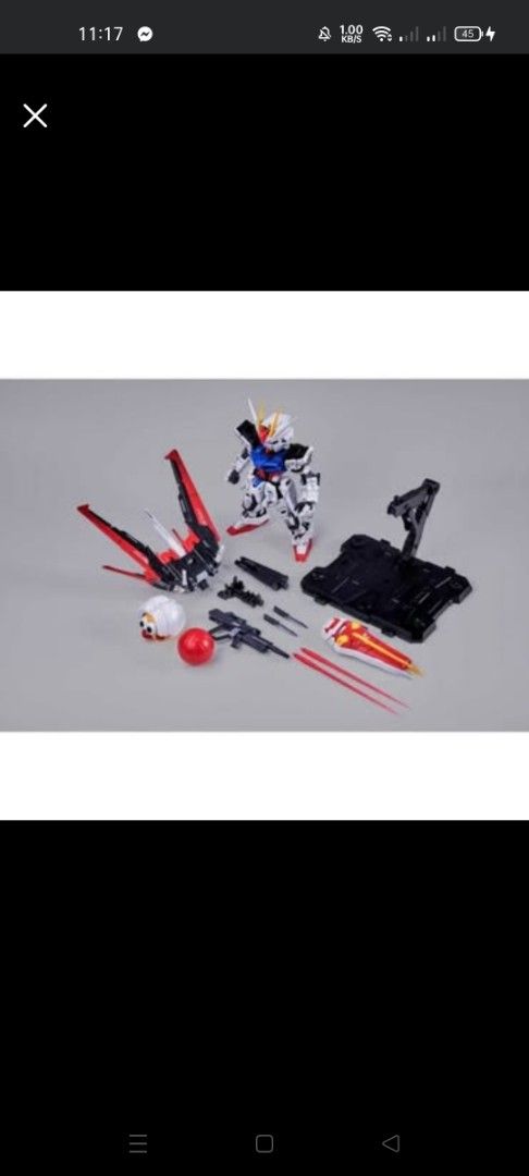 MGSD aile strike Freedom Gundam Model Kit (Category: Gundam & Model Kits) located in Manila. Submitted by rodeljames (Listing ID 1459518137, Image 2). Description: - Brand New, Sealed Master Grade SD aile Strike Freedom Gundam Model Kit - collectible for serious Gundam fans - Includes various accessories for customization - Comes with a display stand for showcasing your build - Ideal for both experienced builders and collectors - Box is in excell