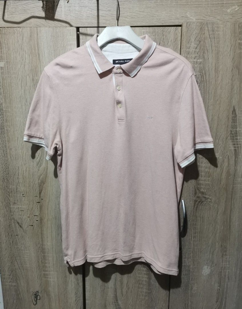 Michael Kors polo shirt light pink (Category: Tshirts & Polo Shirts ) located in San Pedro. Submitted by thriftersthrift (Listing ID 1459500220, Image 1). Description: Width(inches) :19 Length(inches) :26.5 Good condition Already wash Color rate : 9.5 /10 🌵ALL ITEMS ARE FROM UKAY BALE SO MANAGE YOUR EXPECTATION 🌵 ASK SELLER FOR MORE INFORMATION COLOR MAY CHANGE TRU LIGHTING.
