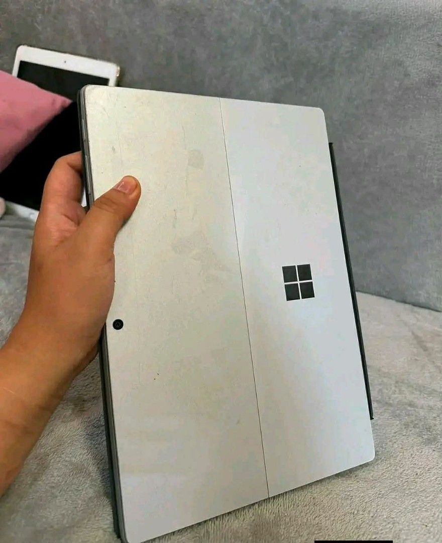 Microsoft Surface Pro 5 (Category: Laptops & Notebooks) located in Manila. Submitted by y4ng_ (Listing ID 1459507697, Image 1). Description: Inclusions: Keyboard Mouse Mouse pad Charger Laptop pouch/bag Microsoft Surface pro 5 Touchscreen Laptop ✔️2in1 Detachable Touchscreen PC Laptop can be use as Tablet or laptop ✔️intel core i5 7thgen ✅8gb ram / 256gb ssd ✅with office installed , word, PPT , excel and etc ✔️With face windows authencation lock 