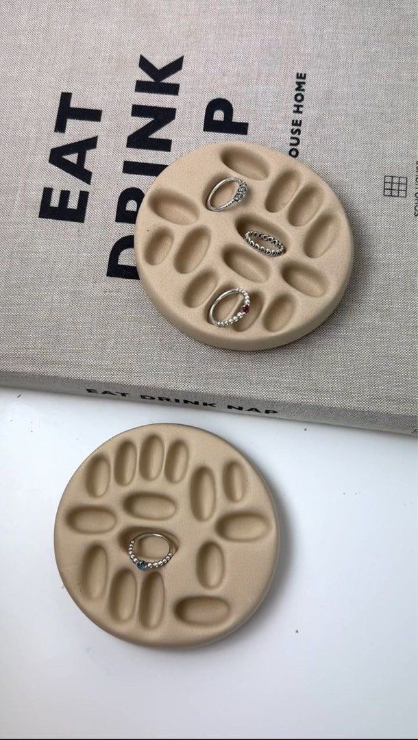 Minimalist Ceramic Ring Holder Tray (Category: Other Accessories) located in Manila. Submitted by sheilanoel1212 (Listing ID 1459596887, Image 3). Description: Soft Minimalist Indented Jewelry Tray Crafted with a clean, organic aesthetic, this minimalist ceramic ring organizer features smooth, sculptured indentations designed to hold and display your favorite rings and delicate accessories seamlessly. Its subtle, neutral tone and tactile, rounded