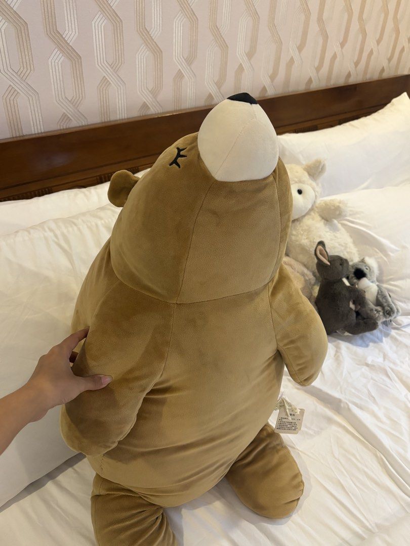 Miniso Huggable Stuffed Toy [24 inches] (Category: Plushies & Soft Toys) located in Caloocan City. Submitted by lovedby_chi8 (Listing ID 1459510969, Image 3). Description: - very comfy to sleep with! - smooth and soft .