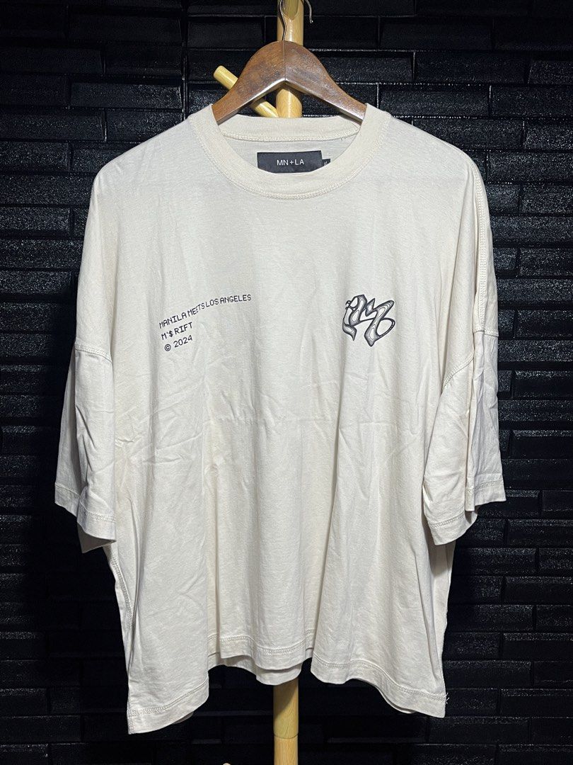 MN+LA Rift Tee in Oat XL (Category: Tshirts & Polo Shirts ) located in Muntinlupa City. Submitted by marleyinmnl (Listing ID 1459603443, Image 2). Description: MN+LA Rift Tee XL in Oat Muntinlupa Loc J&T/Lalamove Gcash/Gotyme .