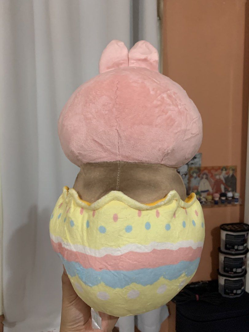 Mofusand Easter Cat Bunny Egg Plush Toy (Category: Plushies & Soft Toys) located in Tagaytay City. Submitted by jujujewel (Listing ID 1459582636, Image 2). Description: - Adorable Mofusand plushie - Features a cat dressed as a bunny - Sitting inside a decorated Easter egg - Super soft and squishy texture - Great for collectors - Makes a perfect gift - Ideal for Easter celebrations - A must-have for any cat lover.