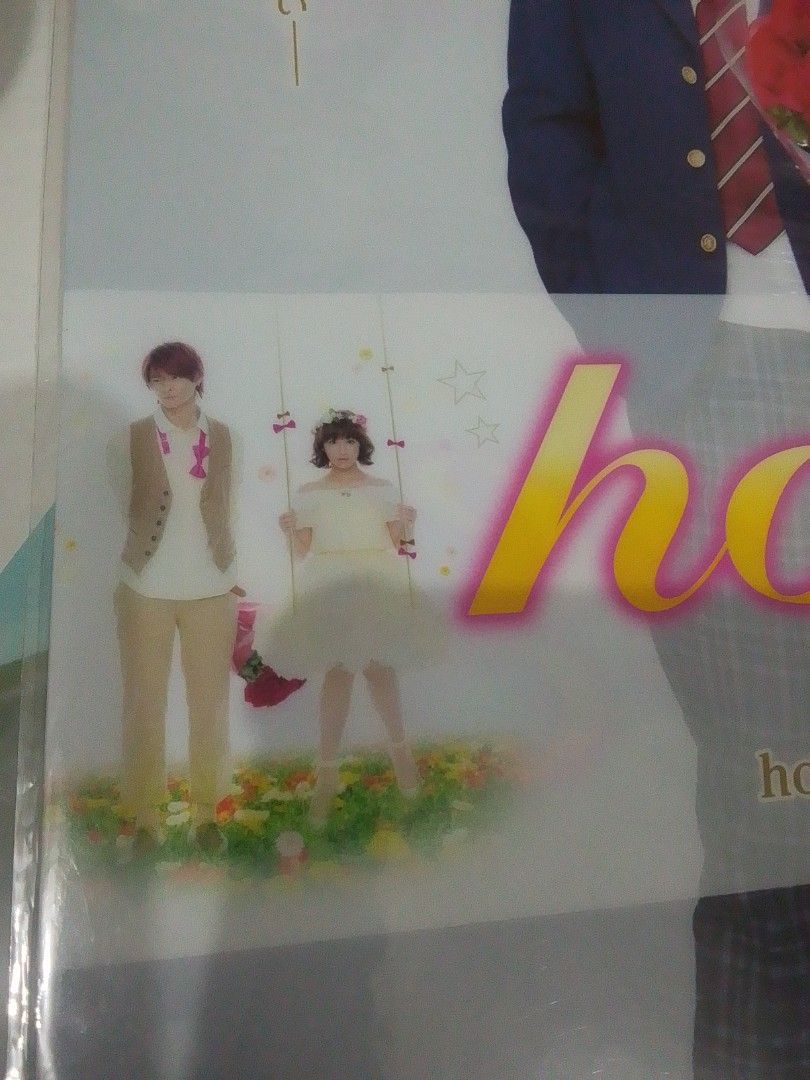 Movie Honey A4 clear file (Category: Stationery & School Supplies) located in Santa Rosa. Submitted by loisy32336 (Listing ID 1459537945, Image 2). Description: This is a set of a clear file and stickers from the movie "honey". It has been stored in a binder. - Title: honey - Cast: Taiga Onise, Nao Kogure - Contents: Flyer, Sticker.