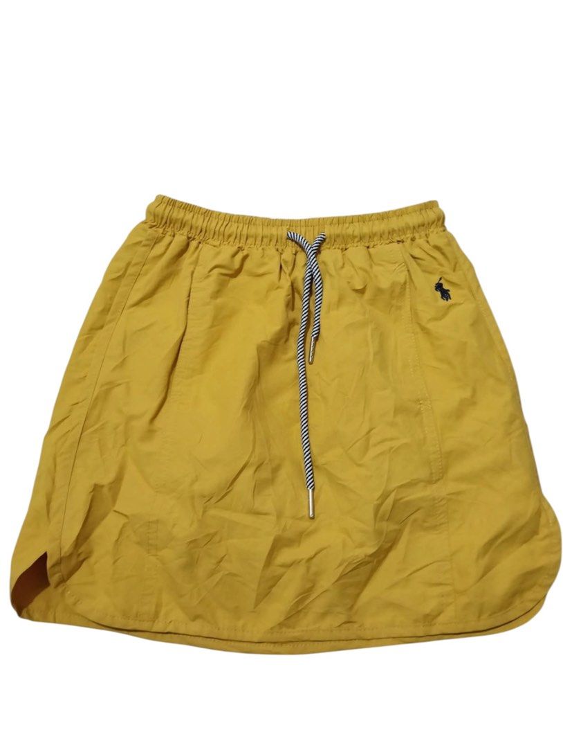 Mustard Skort (Category: Babies & Kids Fashion) located in Manila. Submitted by rarefindsgallery (Listing ID 1459588168, Image 1). Description: Size: 150 on tag waist: 20-24 inches length: 14 inches fits kids up to teens Good as new with inner shorts.