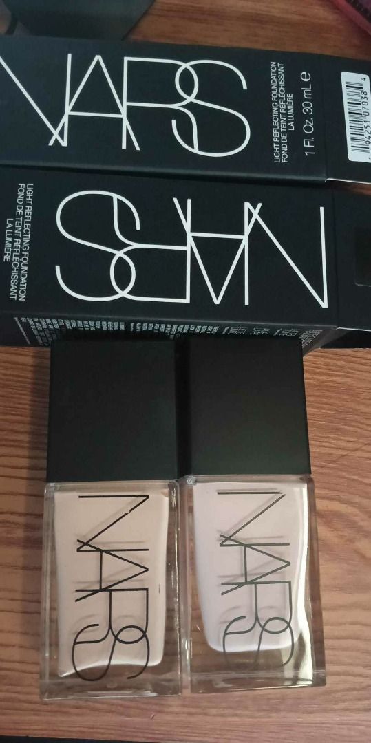 NARS Light Reflecting Foundation (Category: Makeup) located in Caloocan City. Submitted by goldendeer.a81a9f (Listing ID 1459496859, Image 1). Description: - Two (2) bottles of NARS Light Reflecting Foundation - Each bottle is 1 Fl. Oz. (30 mL) - Achieve a natural, radiant finish - Both bottles are sealed and unused.