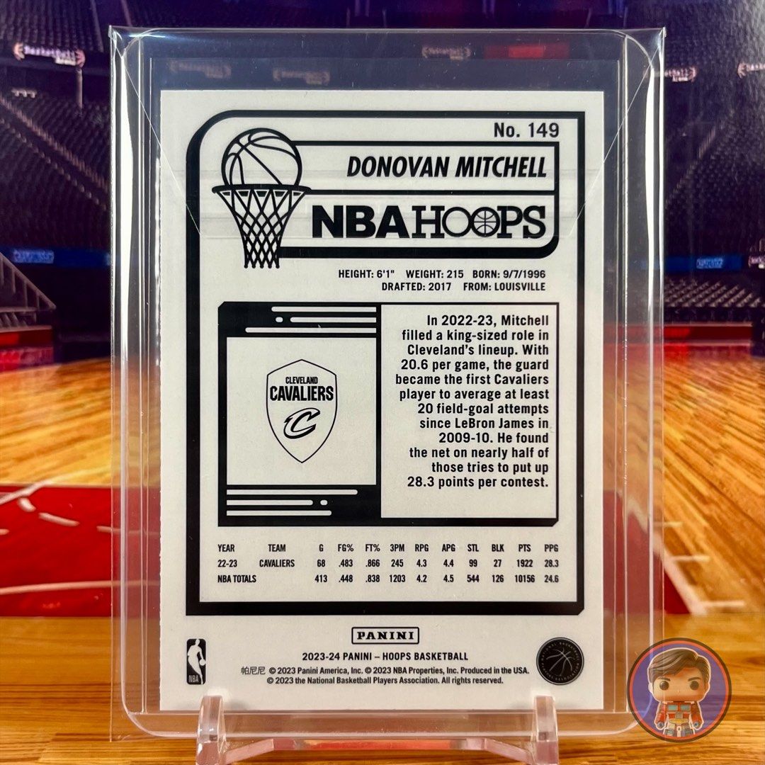 NBA Cards - Donovan Mitchell 2023-24 Panini Hoops #149 (Winter) (Category: Raw Singles) located in Quezon City. Submitted by otanon_prime_ph (Listing ID 1459615367, Image 2). Description: For Sale: NBA Cards - Donovan Mitchell 2023-24 Panini Hoops #149 (Winter) Actual photos of the card posted. What you see is what you get. Card comes with sleeve and toploader. Item is cross posted so please kindly check first for availability. Payment options: -
