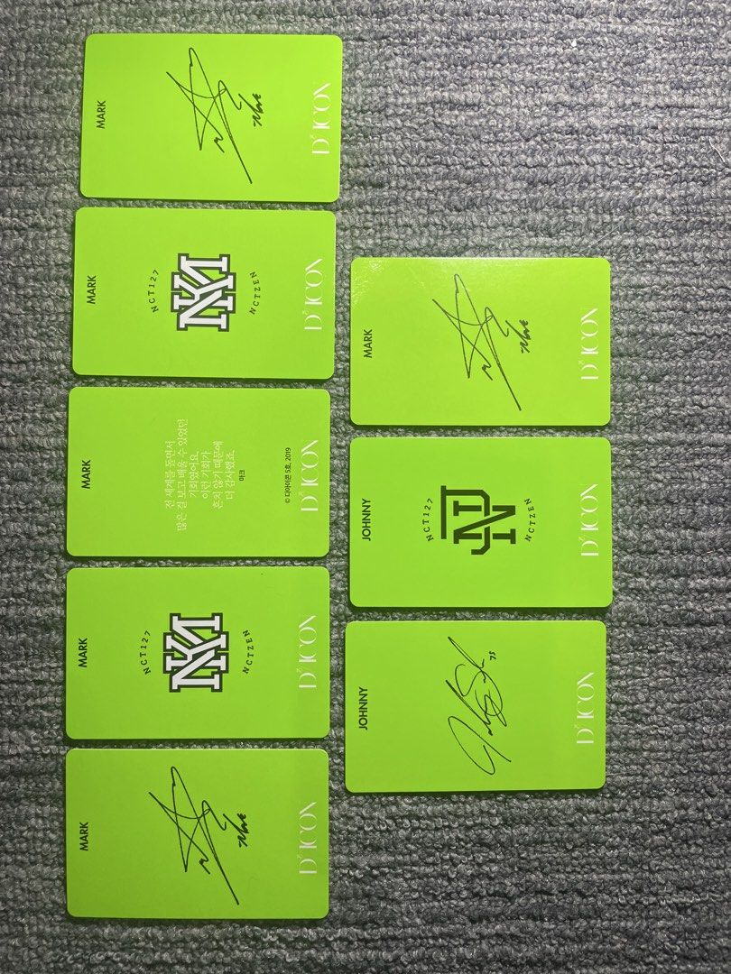 nct dicon mark and johnny photocard (Category: K-Wave Merchandise) located in Mandaluyong City. Submitted by siynea (Listing ID 1459616839, Image 2). Description: - x sensi - sold as set - ₱170 t. nct 127 dicon mark johnny pc poca photocard.