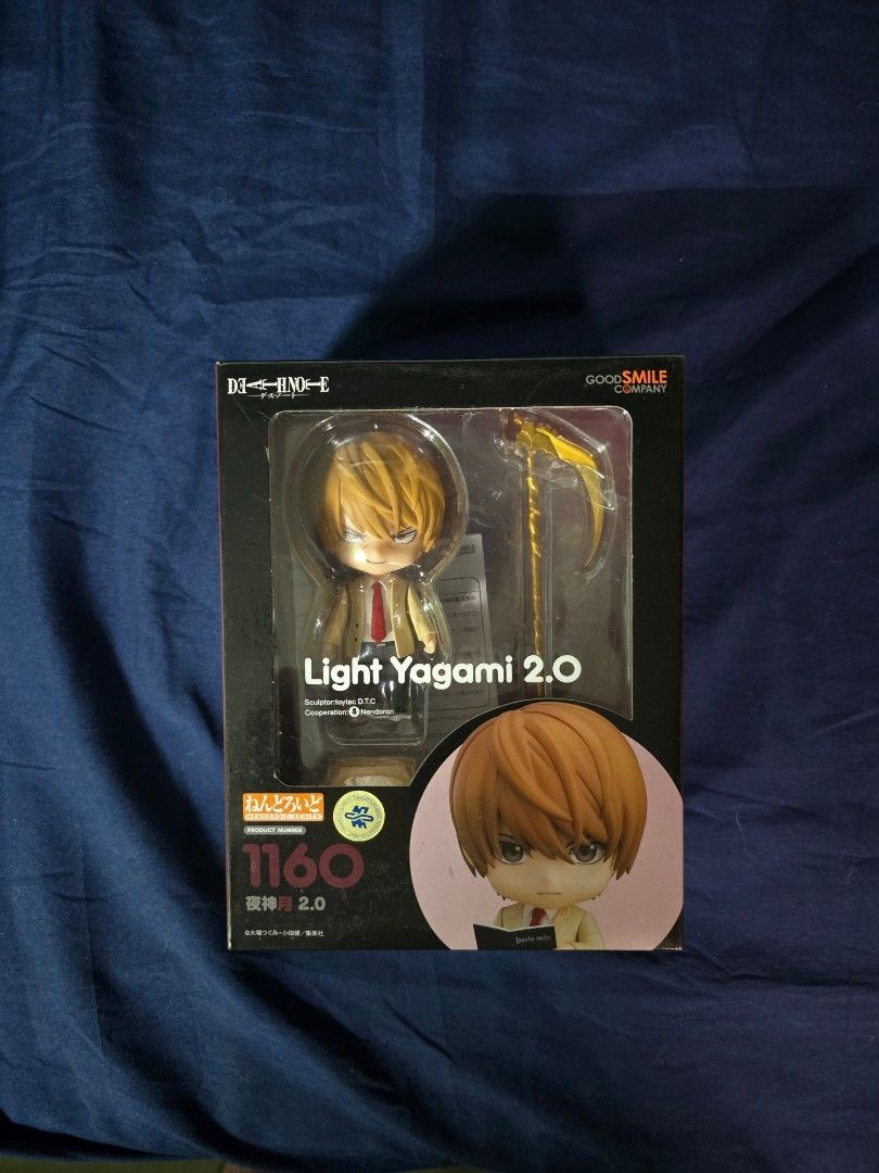 Nendroid 1160 Light Yagami 2.0 (Category: Figurines & Statues) located in Valenzuela. Submitted by eyeclutch (Listing ID 1459646786, Image 1). Description: For sale nendroid light yagami 2.0 Complete parts and no issue Nendroid is in good condition and displayed in Acrylic Loc: Valenzuela City Can ship through lalamove or LBC or can meet up in nearby malls Rfs: Decultering.