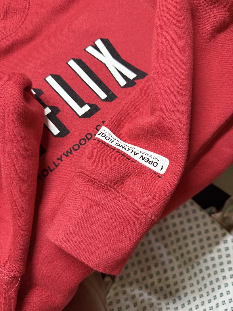 Netflix Sweatshirt (Category: Coats, Jackets and Outerwear) located in Las Pinas. Submitted by biatster (Listing ID 1459561704, Image 3). Description: From Netflix store in Hoywood, CA. Fits small since US size is big. No issues, used twice abroad..