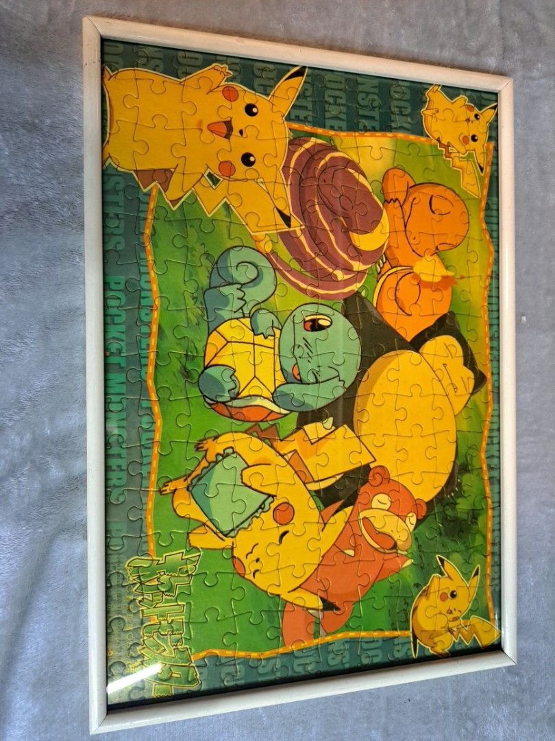 Nintendo Pokemon Puzzle (Category: Board Games & Puzzles) located in Antipolo. Submitted by janusram (Listing ID 1459496614, Image 2). Description: For sale 800 php Selling my old rare 1998 Nintendo Pokemon Puzzle. Bata pa ako nung nabili. Acrylic cover nag yellow na sa katagalan at dusty frame Overall puzzle print walang issue Lalamove delivery Lower Antipolo.