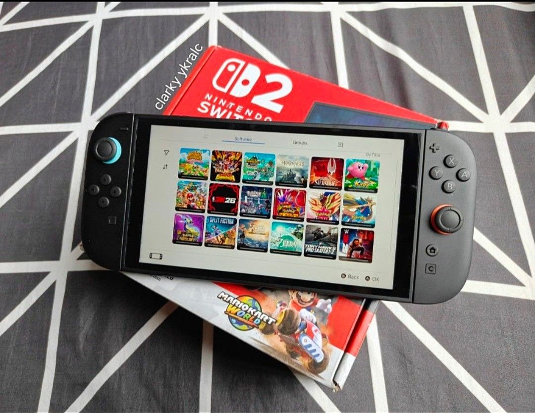 Nintendo Switch 2 with Free Games (Category: Nintendo) located in Manila. Submitted by nswitchgear (Listing ID 1459606650, Image 3). Description: 🎮 𝐅𝐎𝐑 𝐒𝐀𝐋𝐄: 𝐍𝐢𝐧𝐭𝐞𝐧𝐝𝐨 𝐒𝐰𝐢𝐭𝐜𝐡 2 𝐌𝐨𝐝𝐞𝐥 with Free Games 🛒💰₱28,999 ✨ Preloved in Best/New condition 🎮Comes with 8 Accounts with Multiple Shared Games list can be installed (Mostly Notable games) no need to buy expensive games for mean time :) 📦 Complete Set: • Nintendo Switch 2