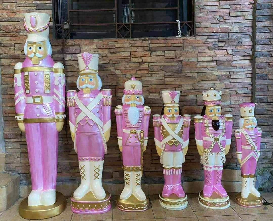 Nutcracker Figurines (Category: Other Home Decor) located in Caloocan City. Submitted by youngbird_a8dc34 (Listing ID 1459625091, Image 2). Description: Selling a set of 6 large nutcracker figurines. Available in blue/gold, purple/gold, or red/gold. Great for holiday decorations or display. Each nutcracker has a unique design and size. Adds a festive touch to any space. These are quite large and make a statement..
