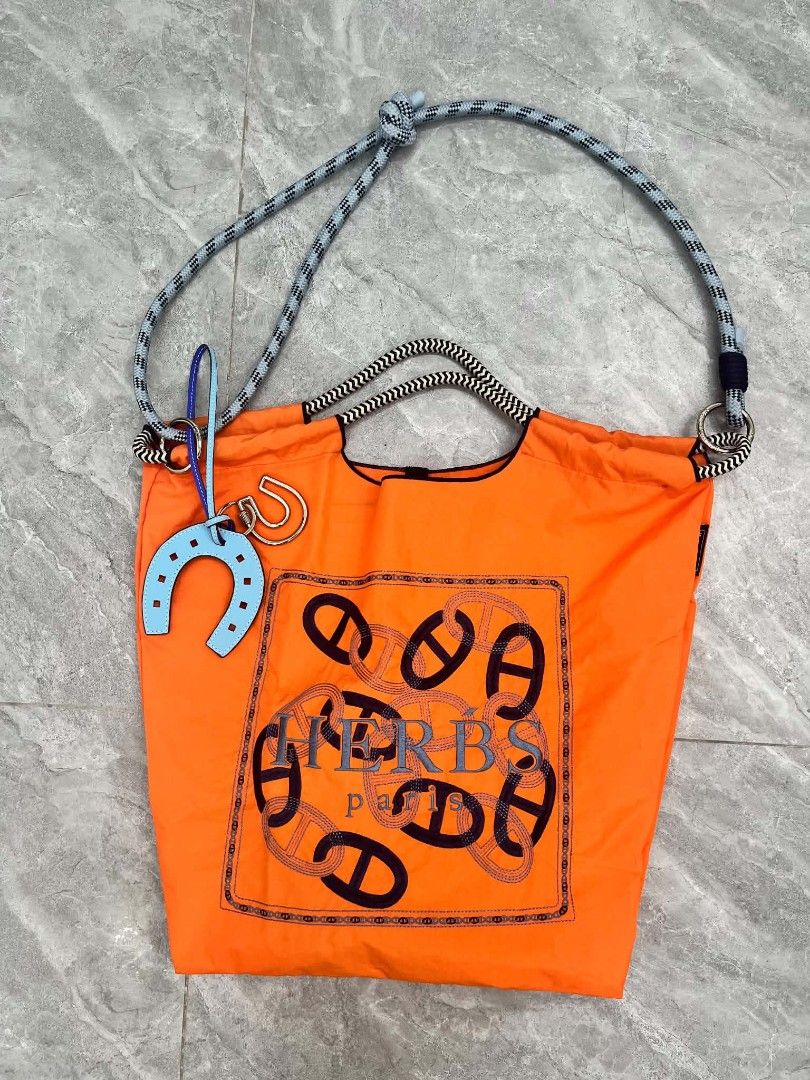 Nylon and String bag (Category: Tote Bags) located in Las Pinas. Submitted by jjh1027 (Listing ID 1459588627, Image 2). Description: - Ball and chain inspired bags.