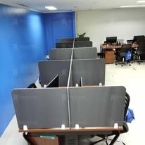 OFFICE TABLE with screen panels and chairs (Category: Tables & Sets) located in Quezon City. Submitted by hannah.trishofficefurniture (Listing ID 1459504318, Image 2). Description: Have your own cozy nook with dividers! Stay in the zone without feeling pressured by people looking around. 👀 Because sometimes, all you need to work better is a little space of your own. Helping you focus more on your work at your own pace, at your own time. ✨ #Trish