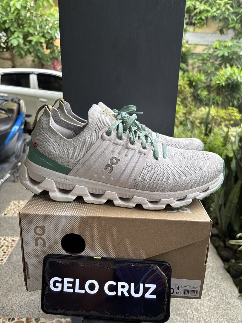 On Cloudswift 3 “White Green” [US 10M] (Category: Sneakers) located in Bocaue. Submitted by gelo._.cruz (Listing ID 1459553064, Image 1). Description: For Sale / For Trade: On Cloudswift 3 “White Green” [US 10M] Size: 10 Used Few Times With OG Box & Pic of receipt Php: 4,295 Bulacan / Metro Manila Pm if interested 📩📩📩.