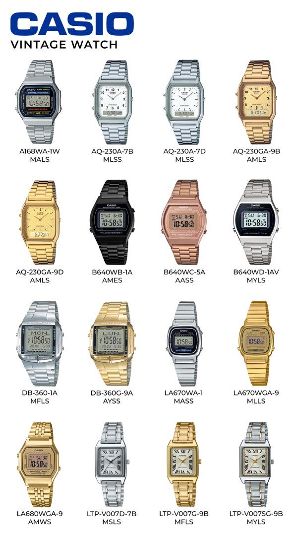 Original Casio Vintage (Category: Luxury Watches) located in Manila. Submitted by jewlgoldmnl (Listing ID 1459523134, Image 1). Description: Casio Vintage - Original - Brand New - On Hand - Inclusions: Box, Manual, Warranty.