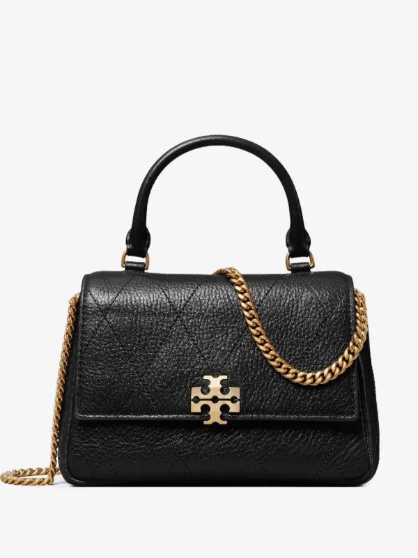 💯ORIGINAL TORY BURCH CHARLIE MINI TOP HANDLE CHAIN WALLET (Category: Cross-body Bags) located in Quezon City. Submitted by ashongsstore (Listing ID 1459635320, Image 1). Description: ✨T0RY.BURCH COLLECTION✨ 🇵🇭AVAILABLE🇵🇭 MINI CHARLIE TOP HANDLE WALLET ON CHAIN The mini Charlie top-handle crossbody is crafted in pebbled leather with tonal diamond stitching and a chain strap. Soft structure balances tailored edges and sleek beveled hardware. D