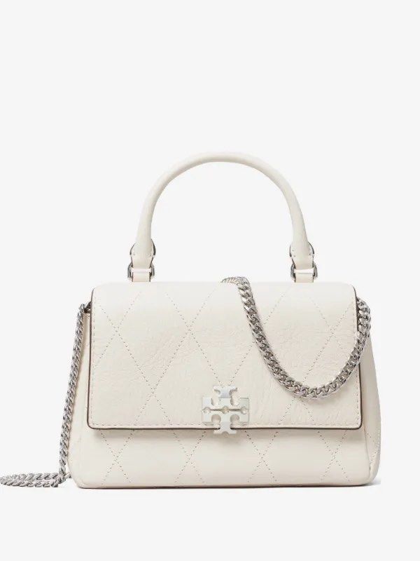 💯ORIGINAL TORY BURCH CHARLIE MINI TOP HANDLE LIGHT CREAM (Category: Cross-body Bags) located in Quezon City. Submitted by ashongsstore (Listing ID 1459635453, Image 2). Description: ✨T0RY.BURCH COLLECTION✨ 🇵🇭AVAILABLE🇵🇭 MINI CHARLIE TOP HANDLE WALLET ON CHAIN The mini Charlie top-handle crossbody is crafted in pebbled leather with tonal diamond stitching and a chain strap. Soft structure balances tailored edges and sleek beveled hardware. De